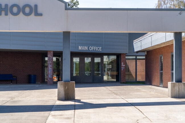 La Pine Senior High School is located in Central Oregon.