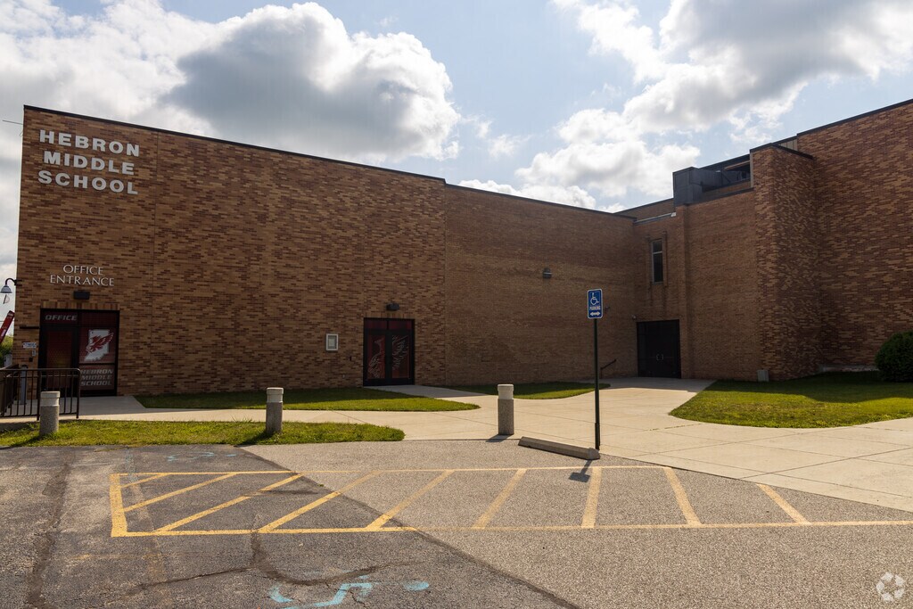 Hebron Middle School provides education in the neighborhood of 
Porter County
