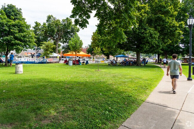 Audubon Mill Park is a great place on the waterfront for a cookout, boating, or a walk.