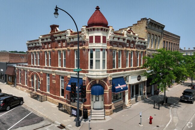 Many of Saint Peter's historic downtown buildings have been well preserved.