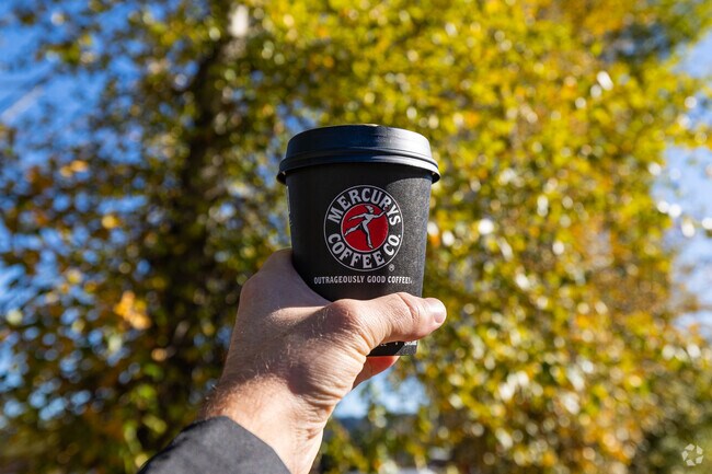 Mercury Coffee Co. in West Ridge serves coffee and fresh pastries.