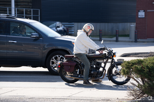 You may see many residence riding motorcycles throughout Madison Place.