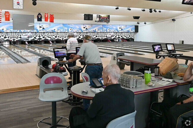 Arrowhead Bowling Lanes near Garden Hills is a bowling alley with auto-scoring, food and a bar.
