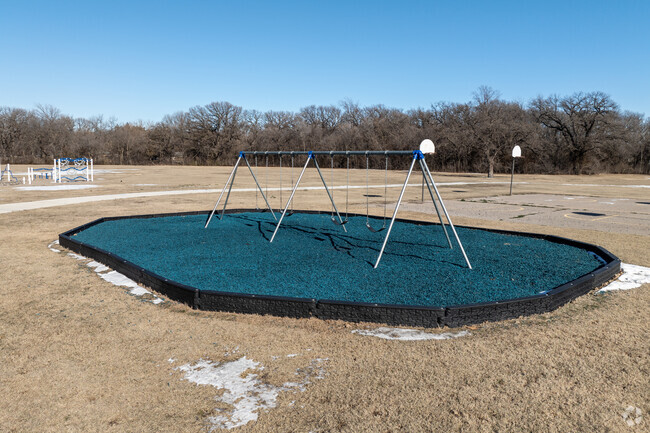 Sowers Alternative High School has a swing set.