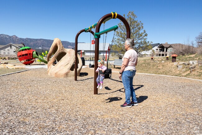 Apple Park offers a uniquely designed playground in the Trailridge neighborhood.