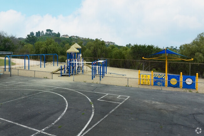 Nohl Canyon Elementary School's campus features a playground for students.