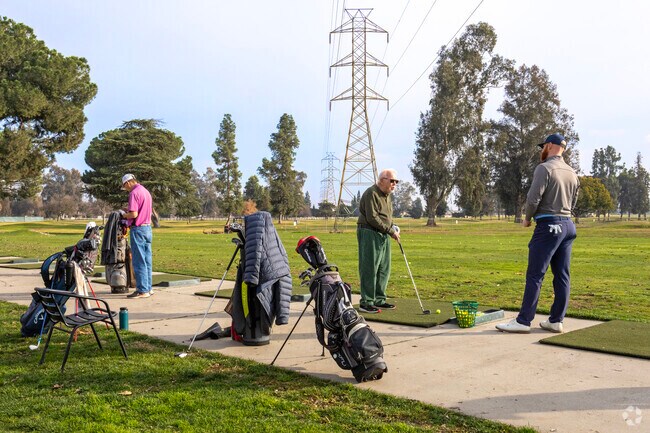 Practice your golf skills at Riverside Golf Course in Fresno's Herndon neighborhood.