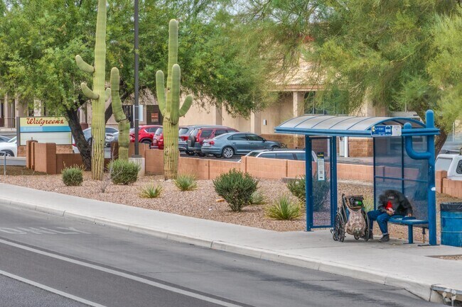 Public transportation in Ward 1 Arizona mostly consists of bus and automotive transportation.