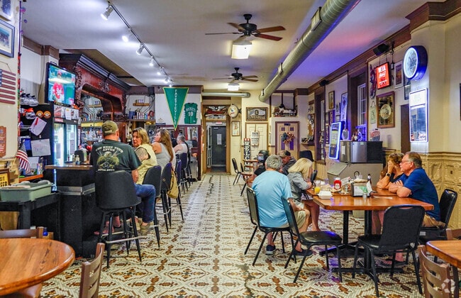 Lake Lorelei residents can visit Pike Street Bar & Grill for pool tables and a great menu.