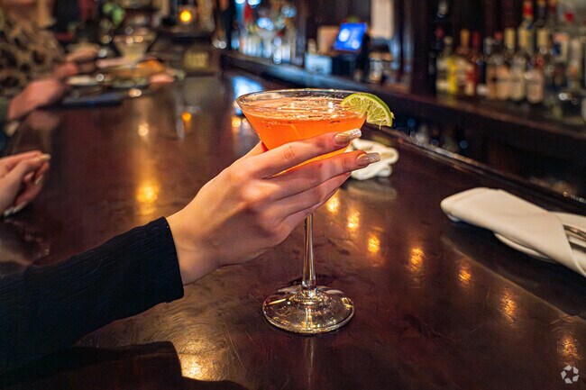 On a night out, locals of Central Bedford grab some cocktails at Keon's.