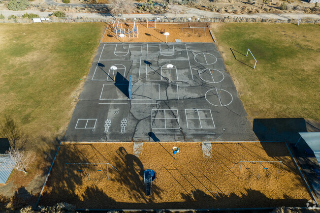 Your kids will never want to leave the playground at Pinon Hills Elementary.