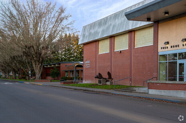Side view of Liberty Middle School.