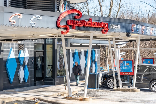 Superdawg is one of several restaurants that are part of Restaurant Row in Wheeling.