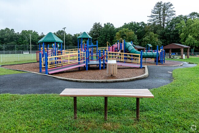 Plantsville's Panthorn Park features several sports fields and a large playground.