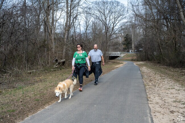 There are great walking trails available within the Winston-Salem area.