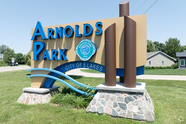 Called the City of 5 Lakes, Arnolds Park is a popular summer boating destination.