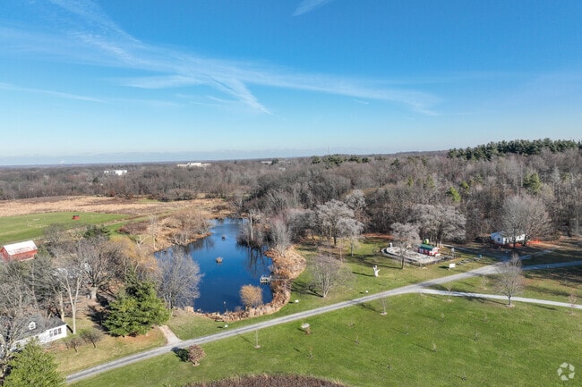Sunset Hill Farm County Park has a beautiful pond.