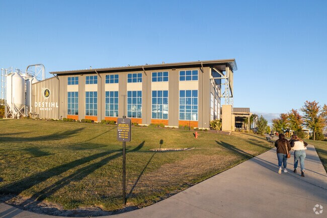 Eagles Landing is just near Destihl Brewing, a lively spot on the edge of town.