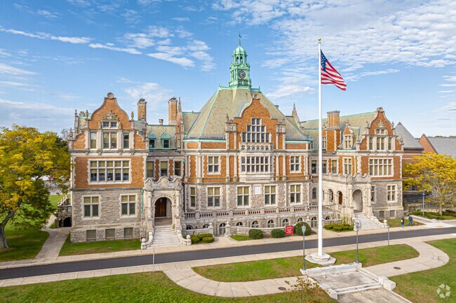 The Castle on the Hill nickname reflects Fairhaven High School’s historic architecture.