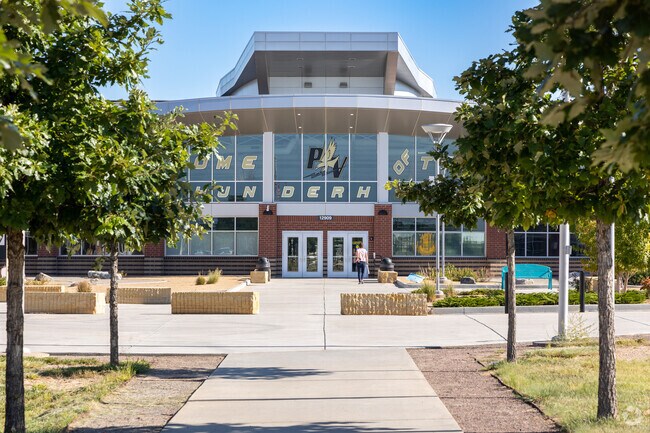 Prairie View High School is a public high school serving grades 9–12 in the Brighton area, and is part of School District 27J.