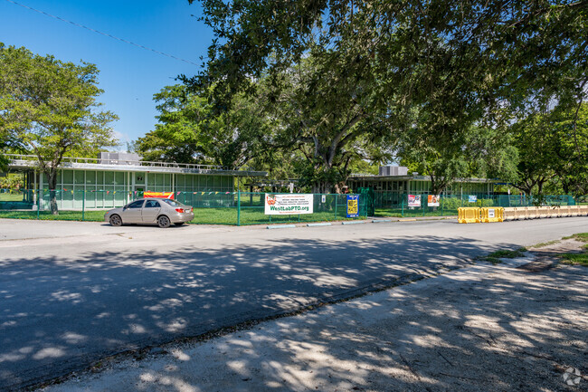Henry S. West Laboratory School is found right off US1.