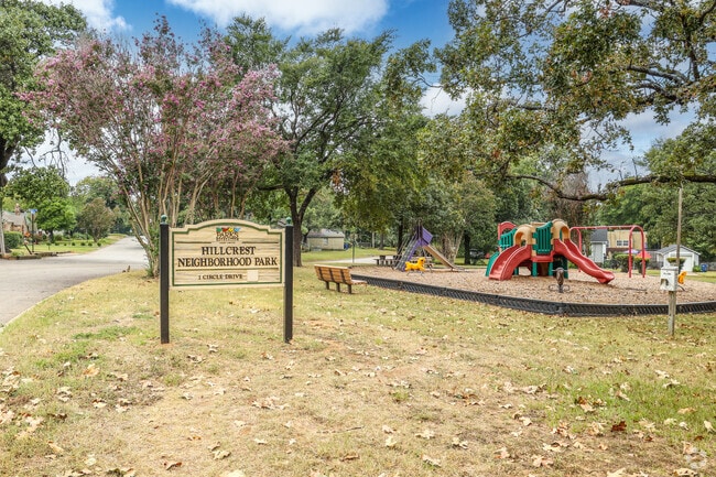 Hillcrest Neighborhood Park sits at the center of the roundabout in Hillcrest.