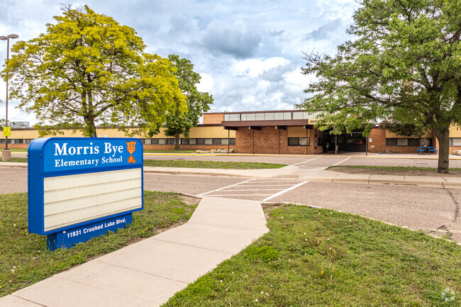 Morris Bye Elementary School has over 450 students.