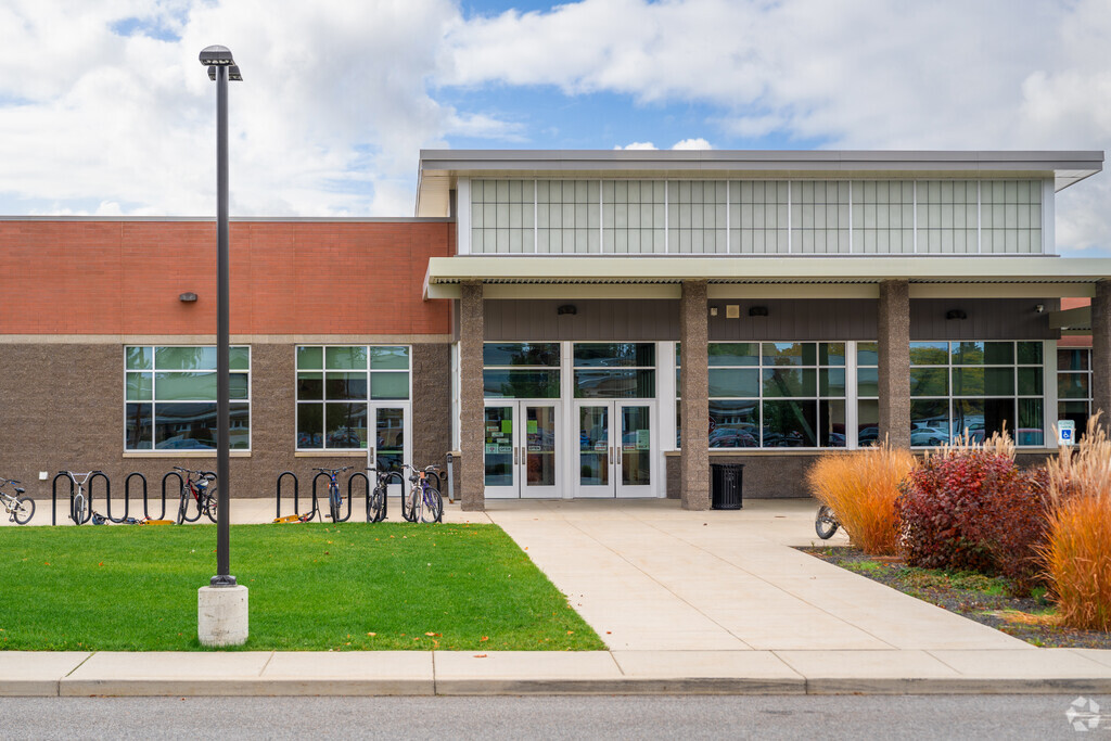Evergreen Middle School features an updated building for its students.