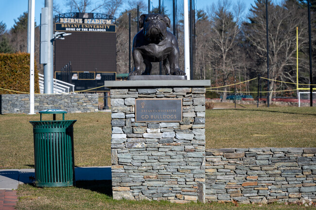 The Bryant Bulldogs are the athletic teams representing Bryant University in Smithfield, RI.