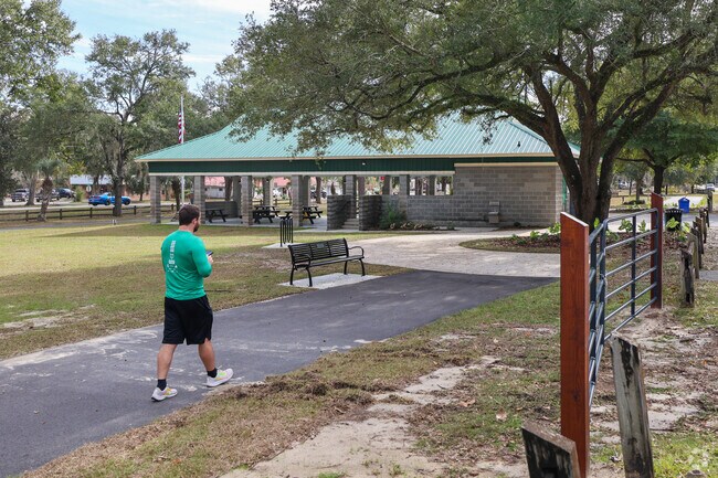 Hudson Park is located in downtown Crawfordville.