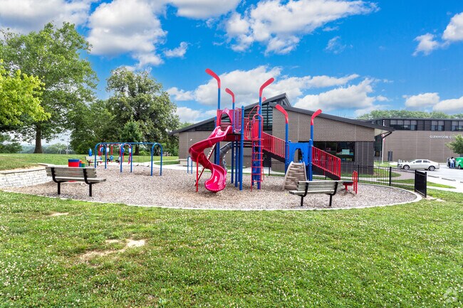 The Glenwood Community Center has a nice playground in Central Hilltop.