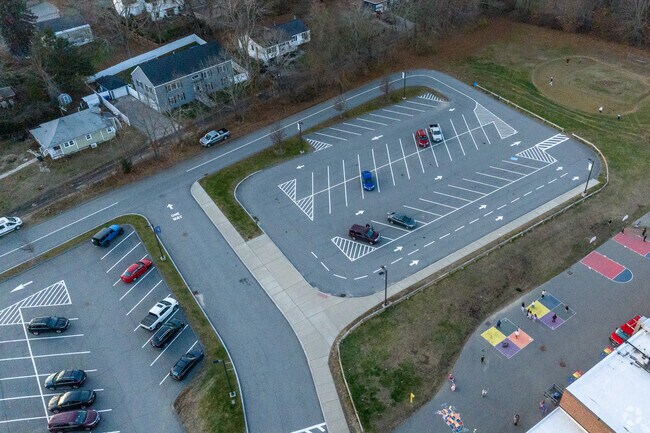 Parking lot at Swanson Road Intermediate School is located in Auburn.
