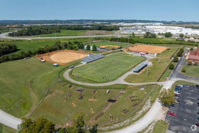 Spring Hill High School has an outdoor obstacle course for unique exercises.