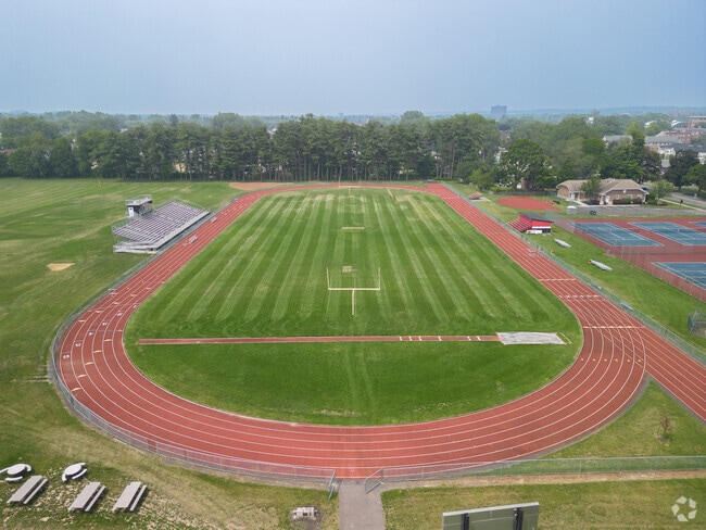 The Albany Academy has a large track and field on campus.