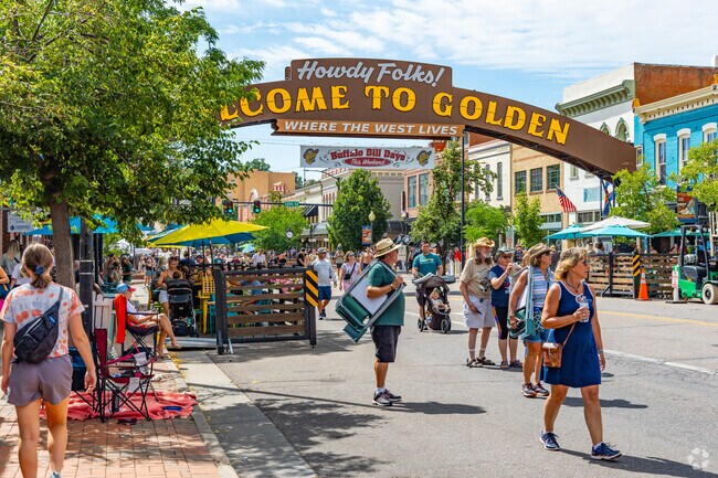 Nearby Golden is 10 mikes away from Harvest Lane