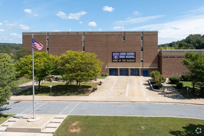 Hampton students can attend Loch Raven High School.