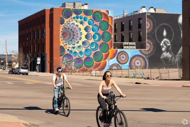 Lower Downtown is well integrated into Denver's extensive bike path network.