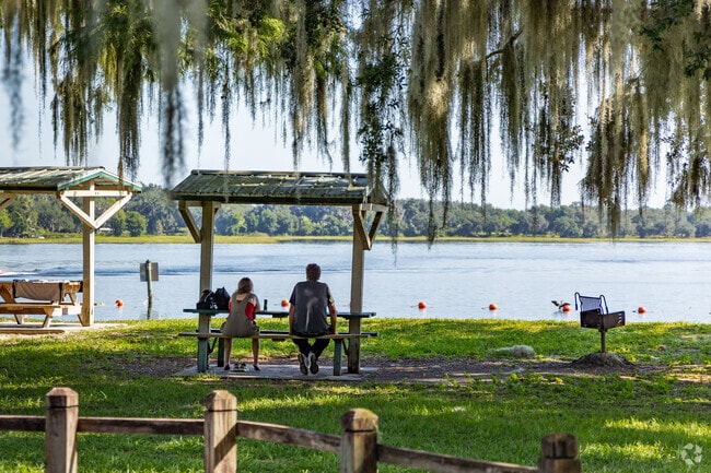 Citrus Hills residents get fresh air at Lake Hernando Park.