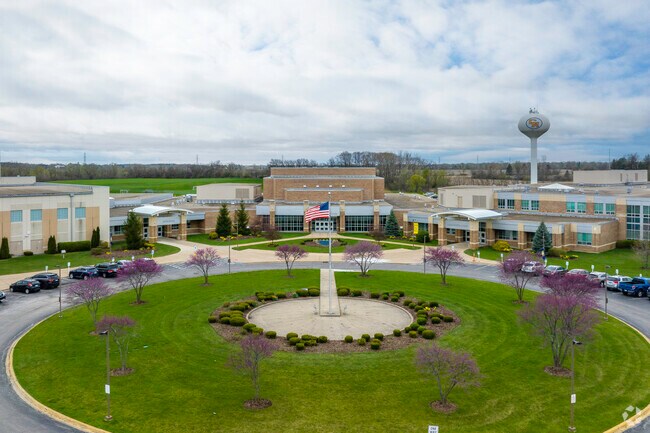 Crete Monee High School is home to almost 1500 students and offers many school activities.