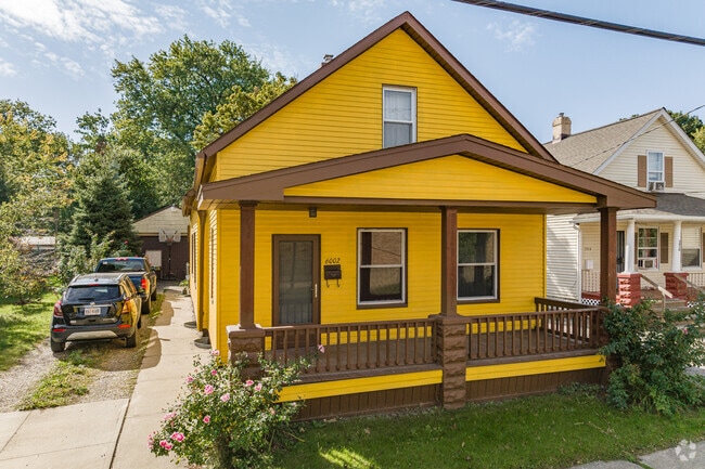 Small colonial-style homes give Slavic Village its warmth and charm.
