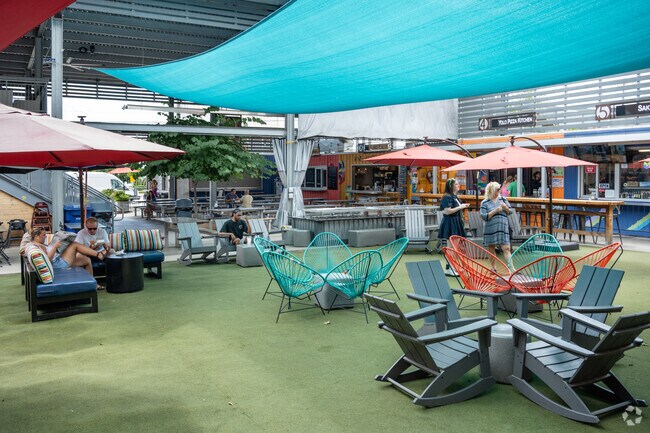 Dunean residents enjoy going to Gather GVL for great food and entertainment.