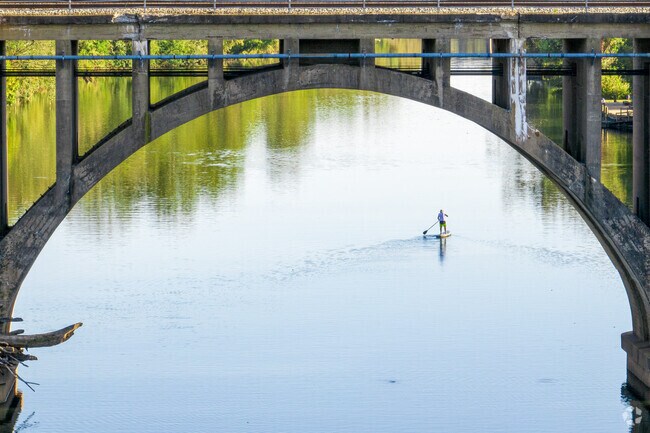 Locals love to float down the Rappahannock River in Fredericksburg.