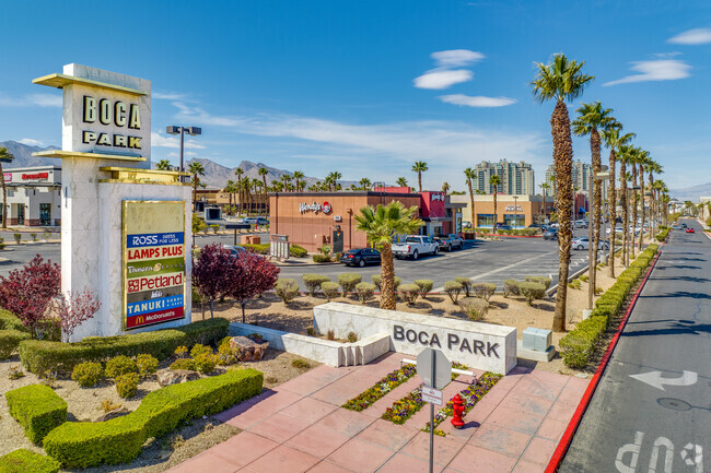 Boca Park offers a combination of restaurants and shopping stores in Canyon Gate.