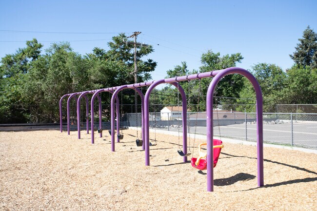 Knapp Elementary School has several playgrounds for students to enjoy.