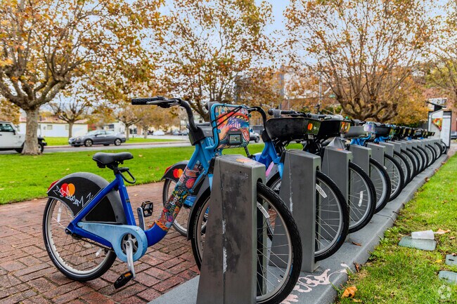 City Bikes are a common mode of public transportation in Peralta-Laney.