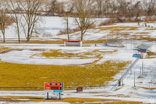 Hudson Area Junior/Senior High School has a collection of fields for student athletics.
