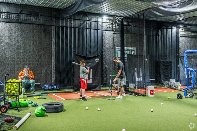 The Yard Sports Facility in Lesage offers training for students involved in baseball and soccer.