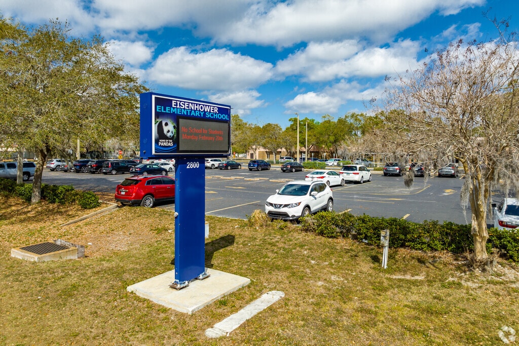 Signage at Eisenhower Elementary School
