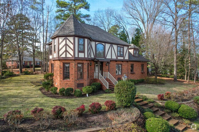 Tudor style homes in Westover Hills West add a more historic charm to the area.