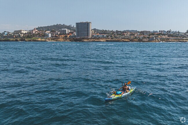 Kayaking is popular in The Village with easy access to the pacific ocean.
